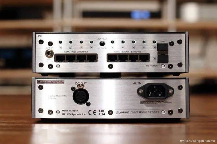 电源分离两件式一次到位: melco audio s10旗舰网络交换
